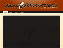 Tablet Screenshot of barnproductions.com